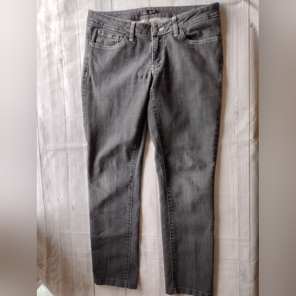 prAna Women's Gray Denim Jeans Size 8 29 Skinny Fit Casual‎ Stretch